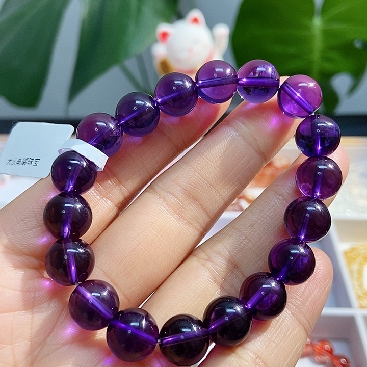 水晶手链未镶嵌紫水晶10