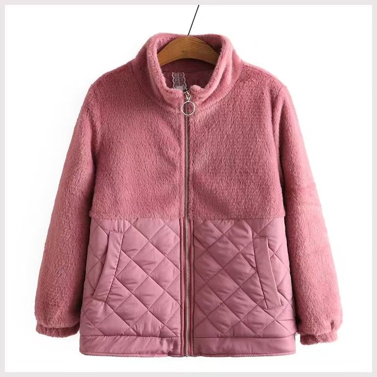 11861-中老年冬装棉服女新款宽松大码加绒保暖棉衣外套【五楼东】