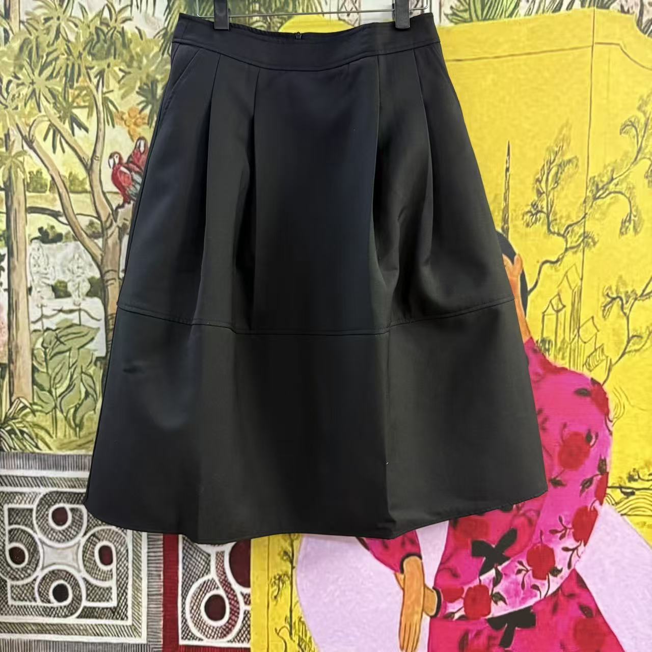 【大G精选】“安妮舞会”简约设计含羊毛压褶半裙