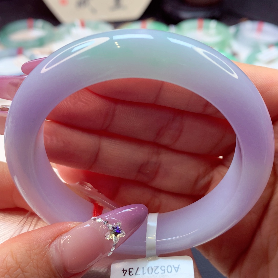 翡翠手镯未镶嵌S****˗泥鳅背分单66