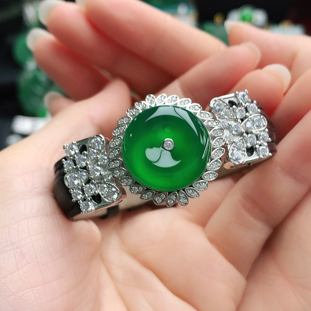 玛瑙/玉髓手牌银S925镶嵌