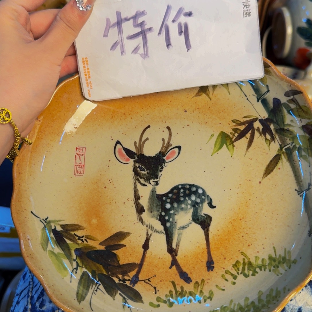 瓷片景德镇陶瓷手工手绘