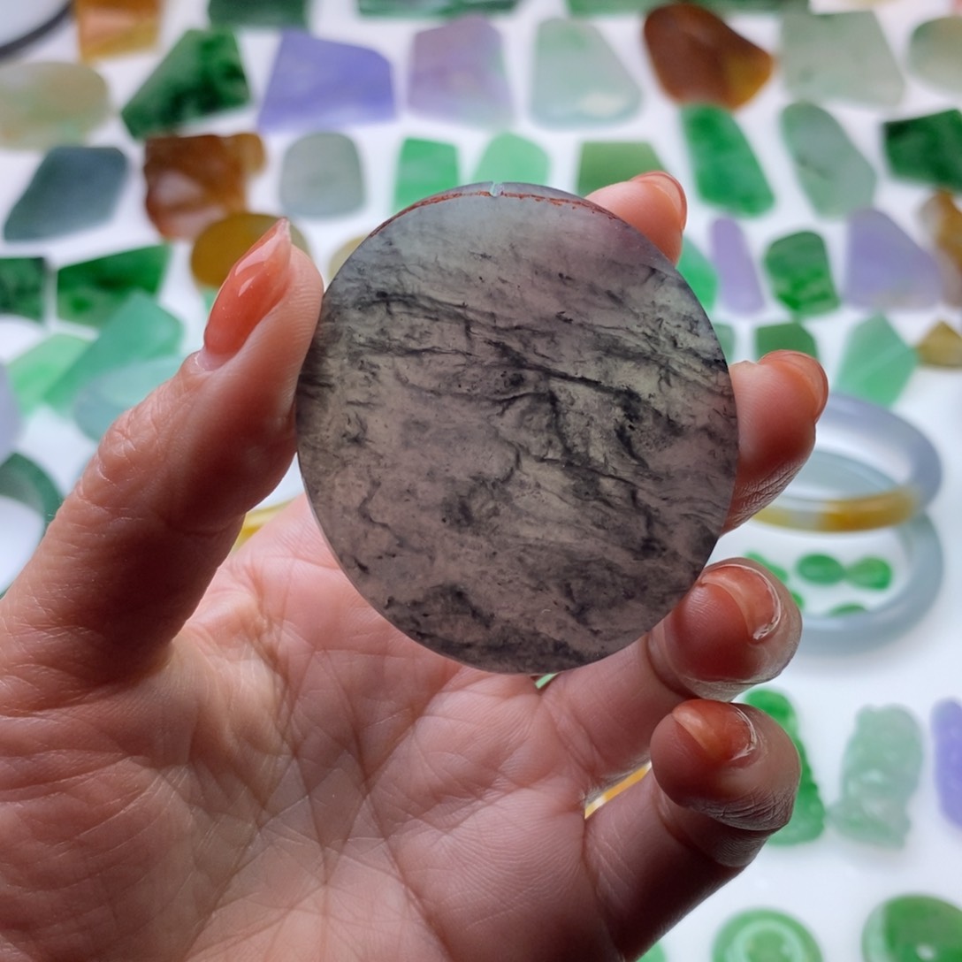 翡翠挂件未镶嵌天然翡翠