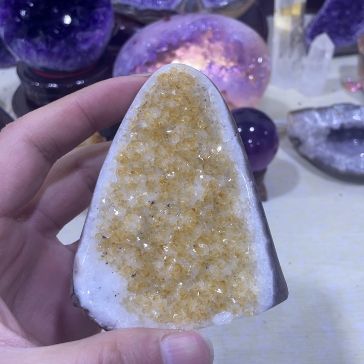 紫晶水晶花未镶嵌