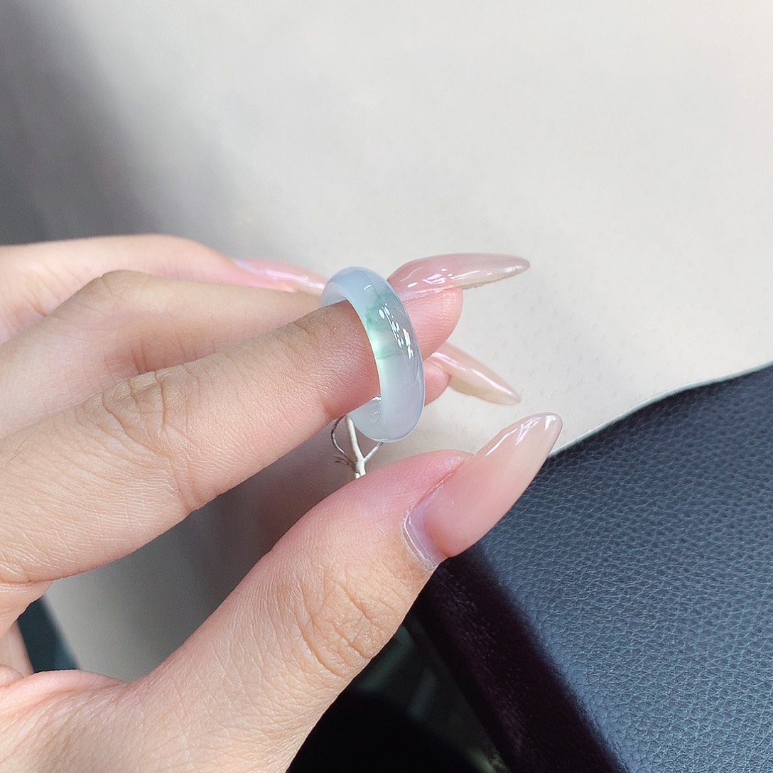 未镶嵌戒指翡翠6.7号