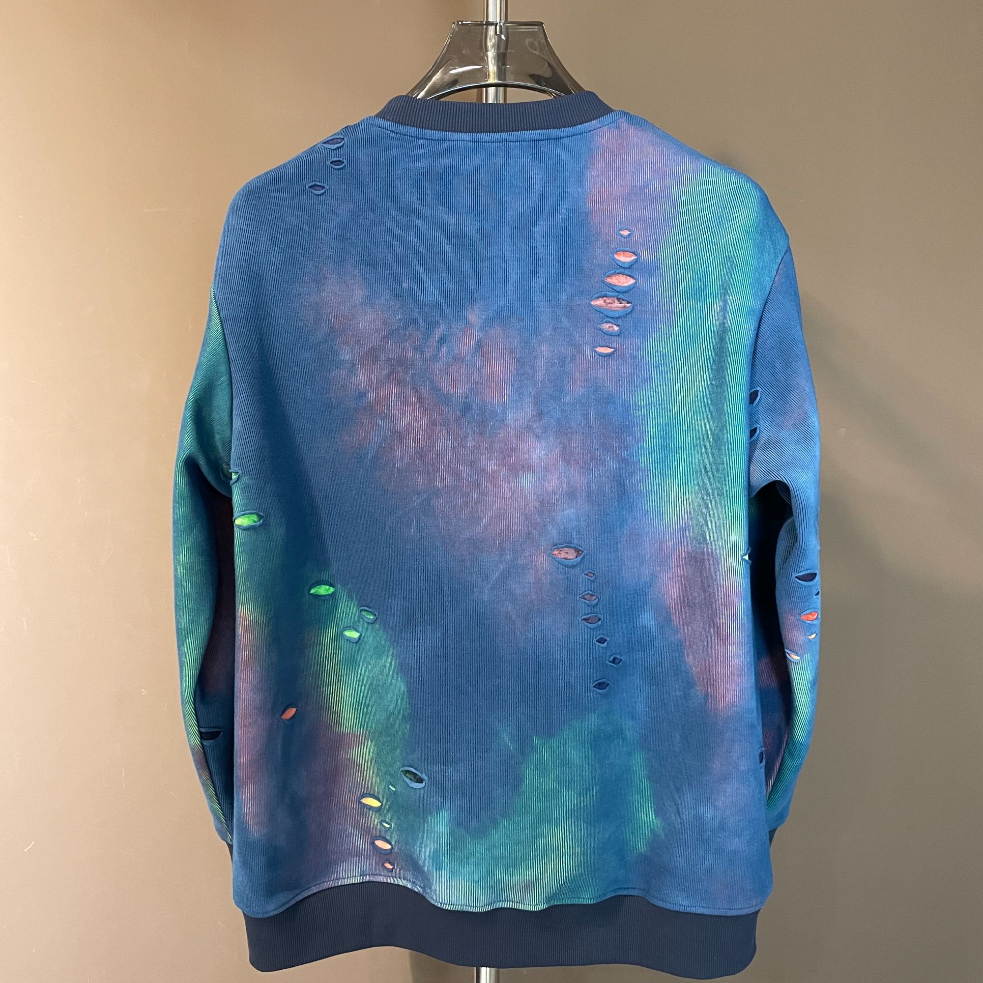 秋冬质感1奢高定七彩潮流个性设计百搭休闲男士卫衣【77739