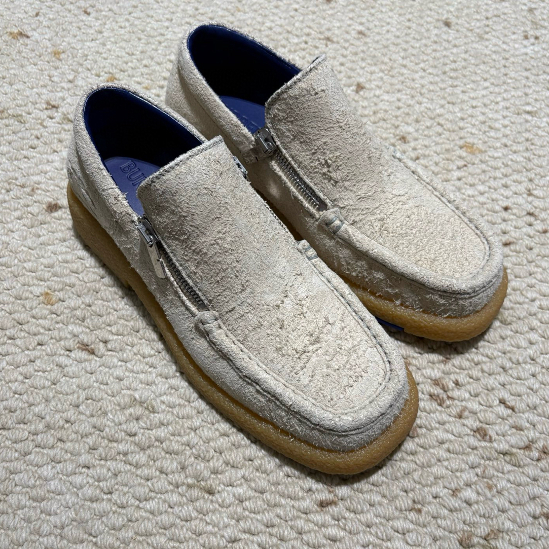 未使用 BURBERRY/博柏利 男士 侧面拉链休闲鞋