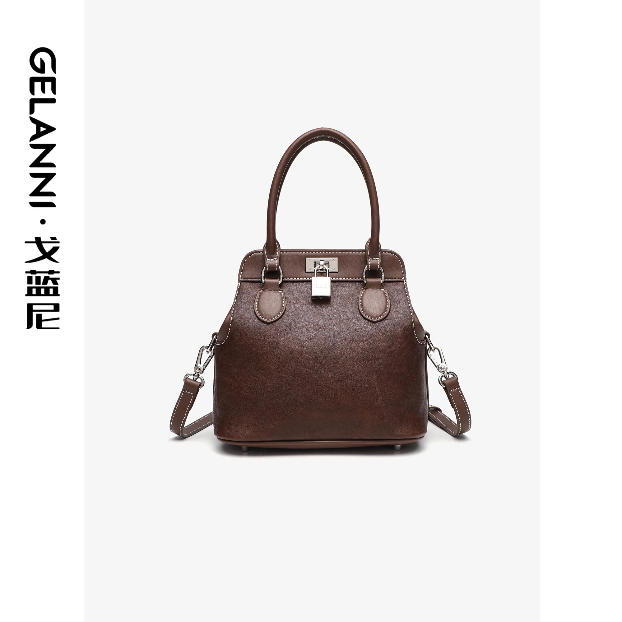 GELANNI高定植鞣牛奶盒子包