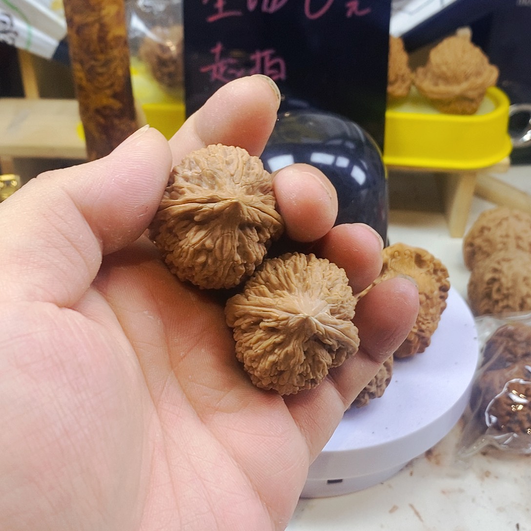 文玩核桃手把件36大蒜头