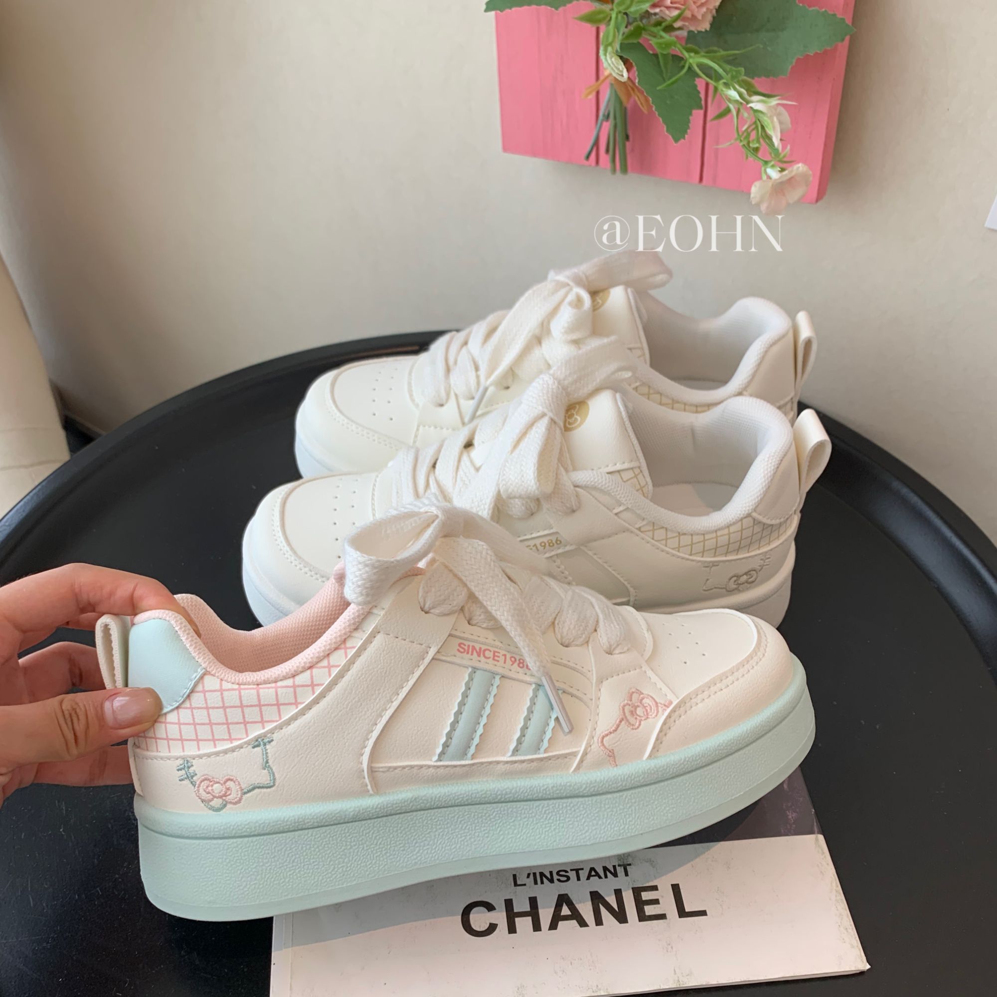 【eohn】2025夏季新款休闲板鞋可爱鞋学生小众低帮百搭ins韩版