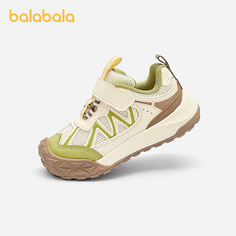 【商场同款】巴拉巴拉儿童稳步鞋男童2026新款春秋透气网布户外鞋