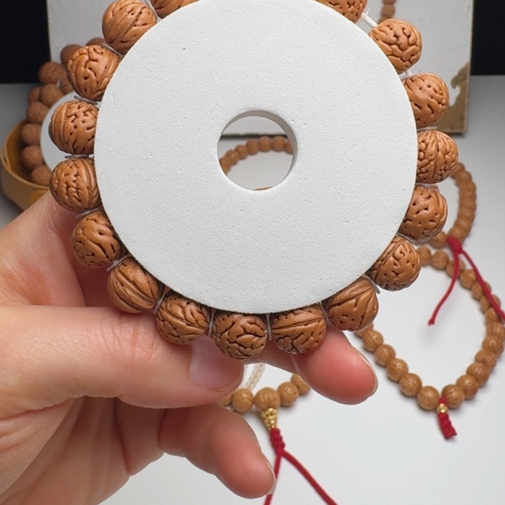 桃核手串12➕肌肉单圈