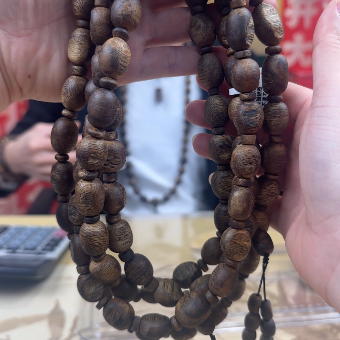 沉香手串绿棋陆河瘤疤多样性发货1条50克