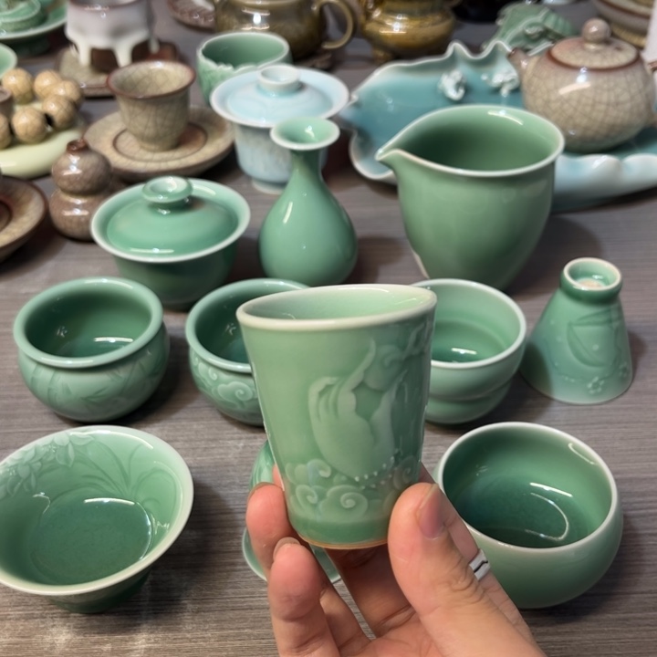 周连福 梅子青 佛手杯
