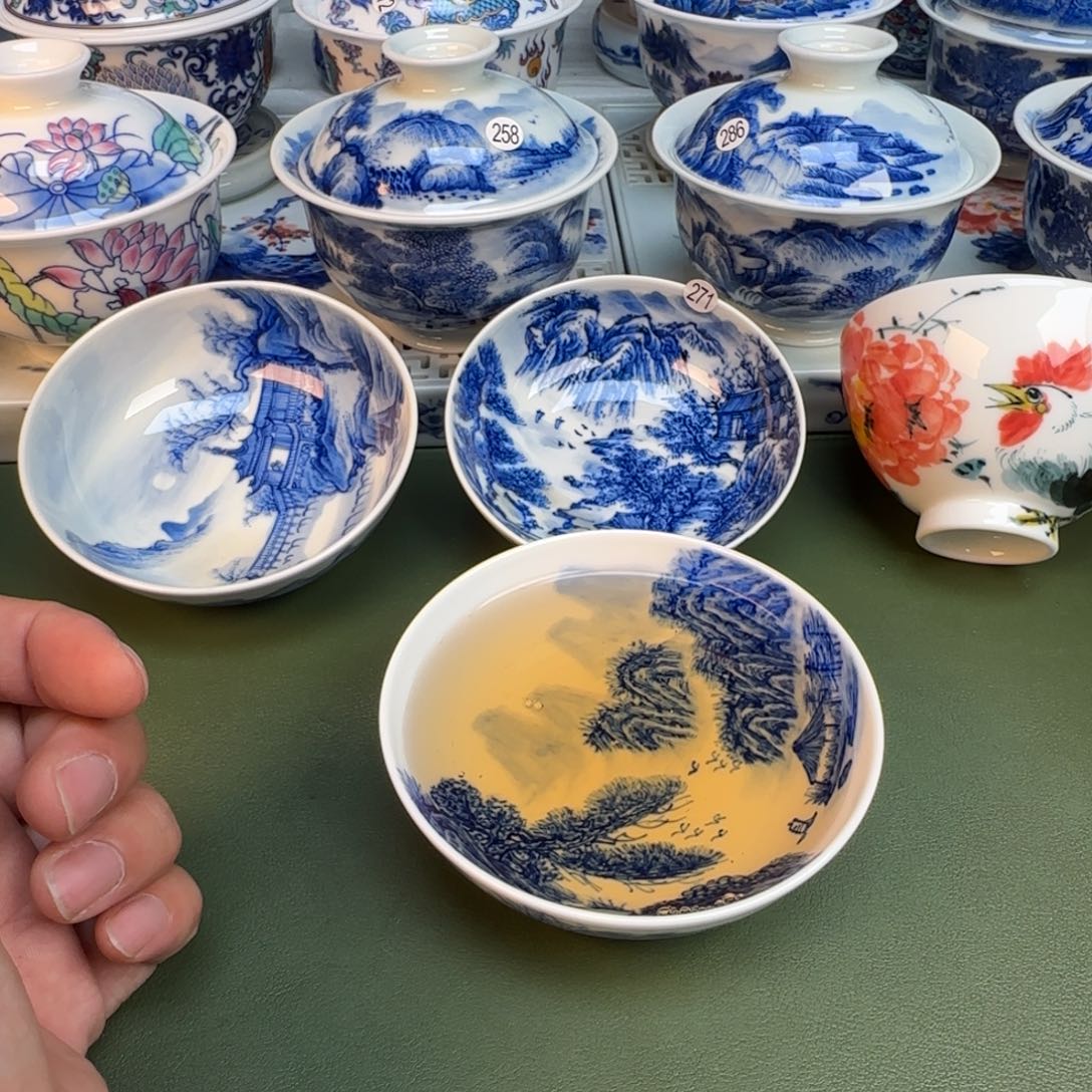 陶纯手工纯手绘茶具257