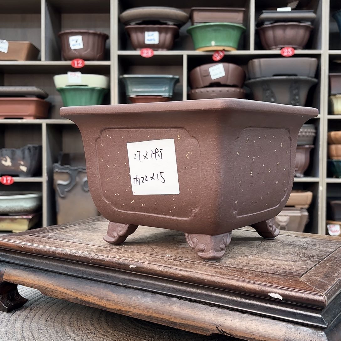 紫砂花盆紫砂的味道真的很不错