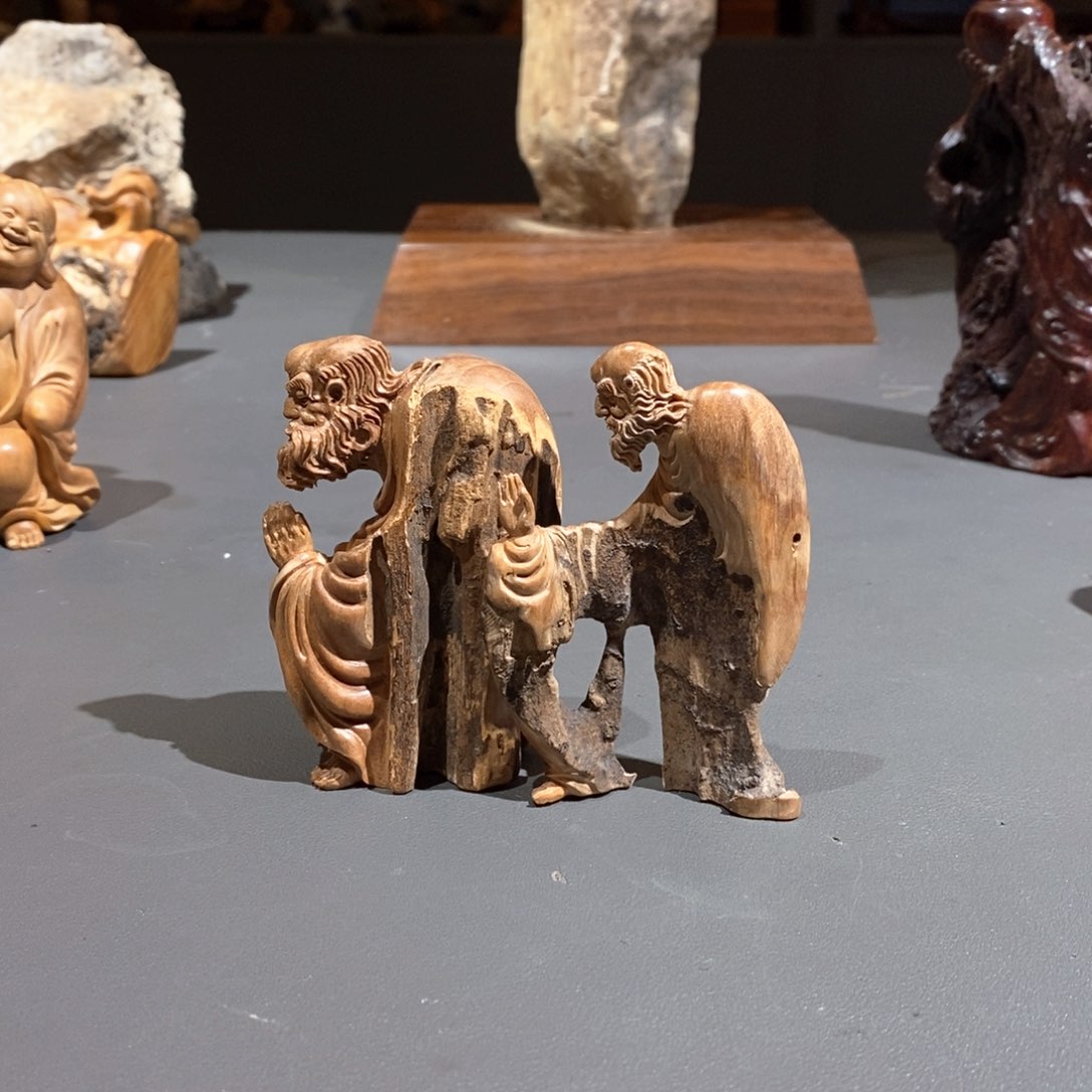 木看**柚檀香达摩手把