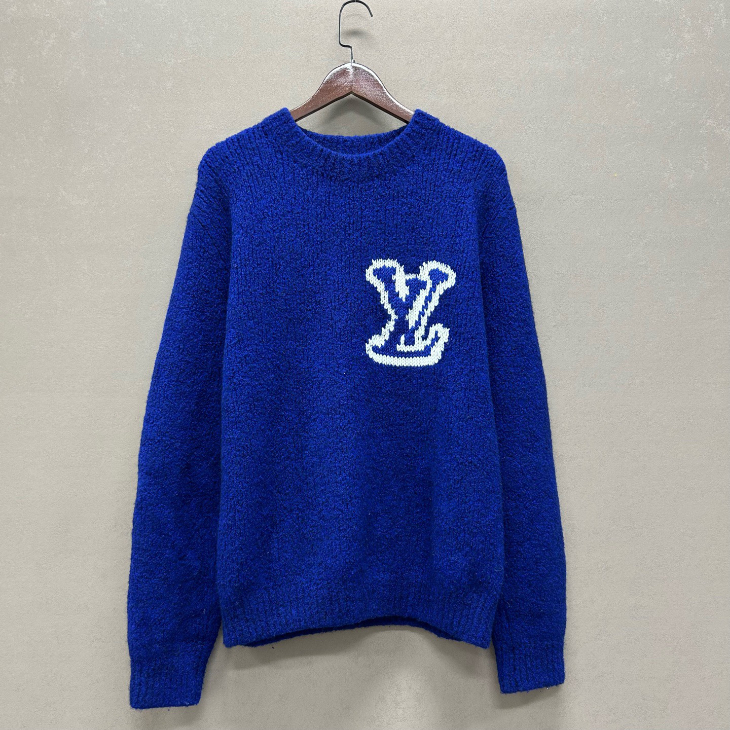 99新 LouisVuitton/路易威登 老花logo泰迪毛衣L码01040