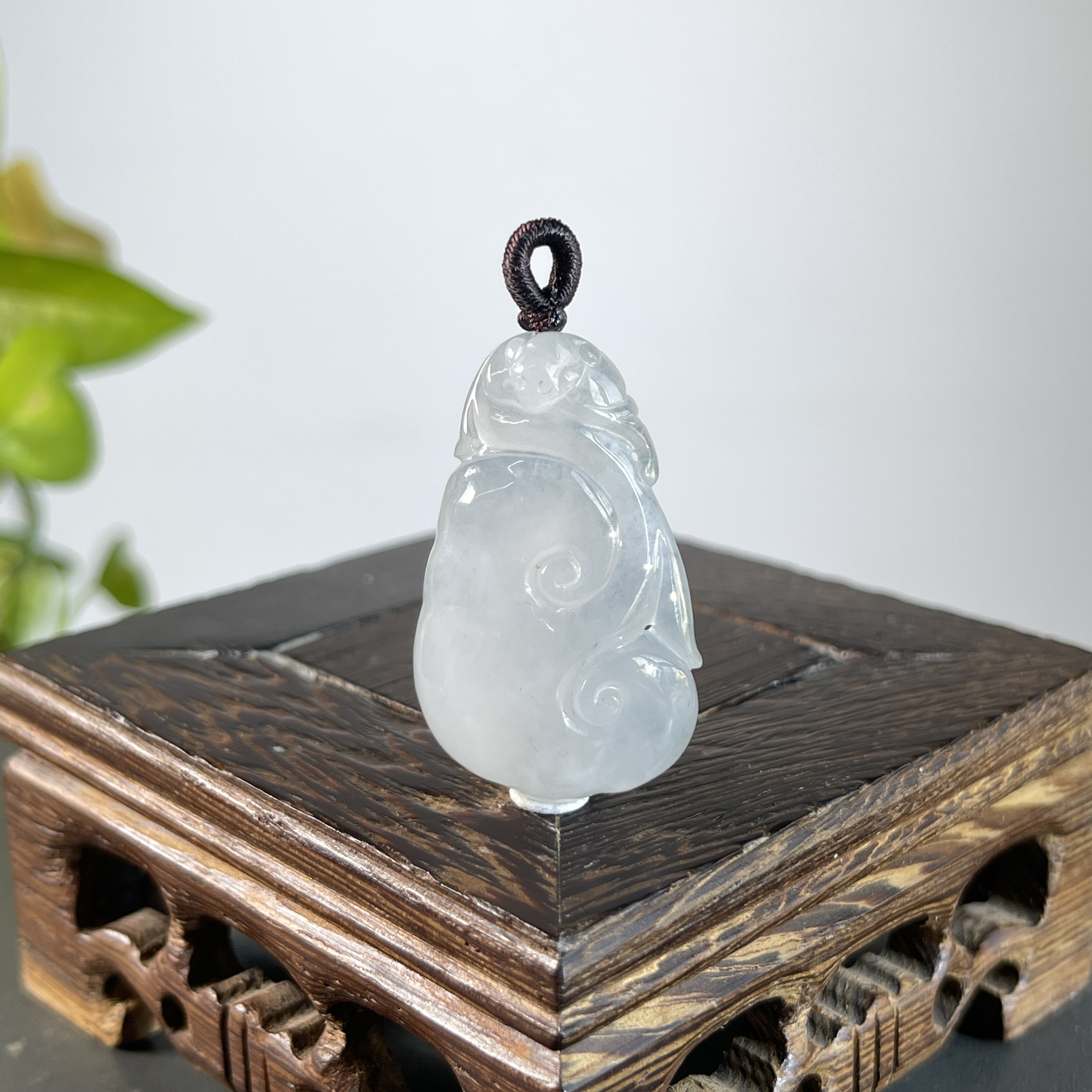 JXW01-80  天然缅甸A货翡翠 如意