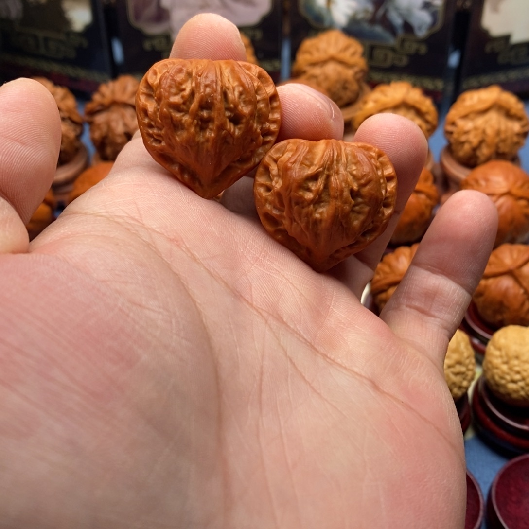 文玩核桃把件红桃A