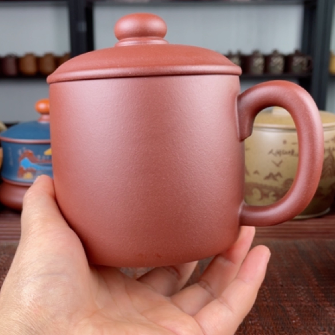 【闪购商品】茶杯紫砂宜兴原矿紫砂盖杯微瑕