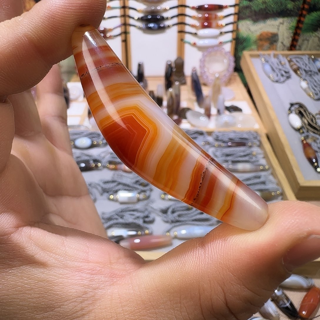 临***丨玛瑙/玉髓未镶嵌颈饰