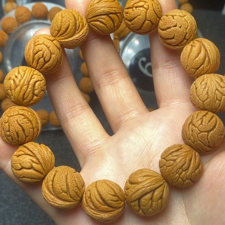 桃核吊坠秦岭山野生桃核