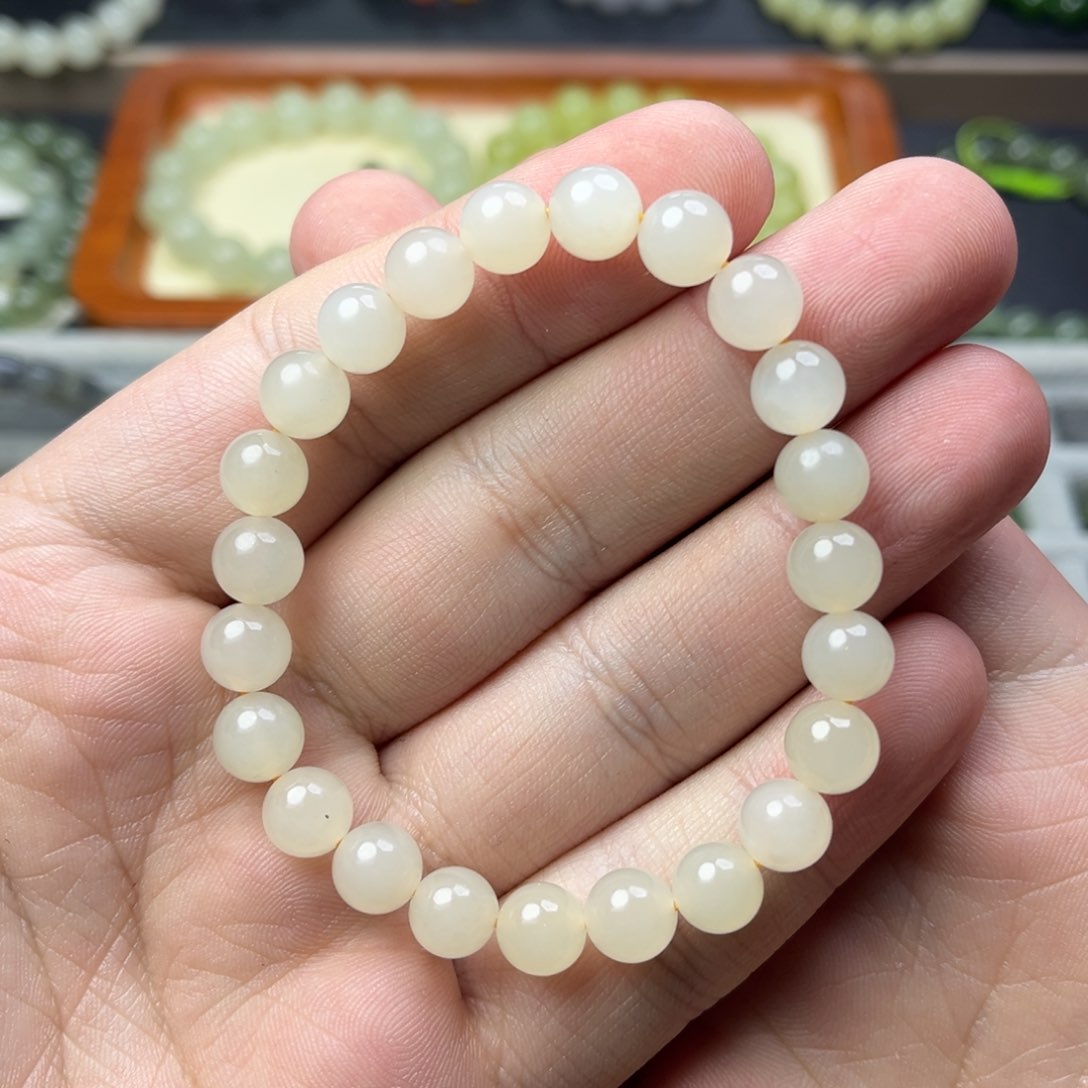 和田玉手链未镶嵌