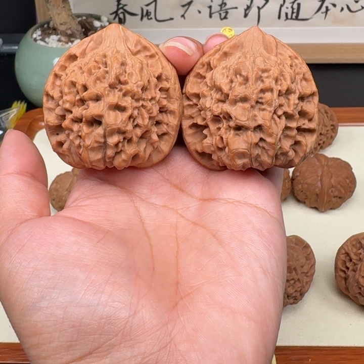 文玩核桃把件全品官帽47