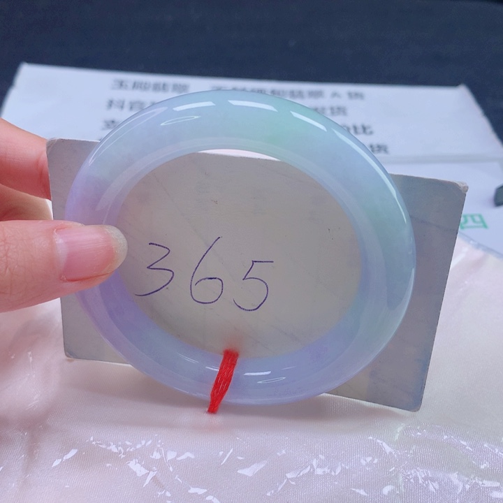 翡翠未镶嵌手镯圈口545556