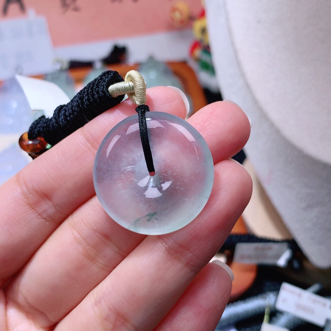 颈饰未镶嵌翡翠扣子27.7*5.7