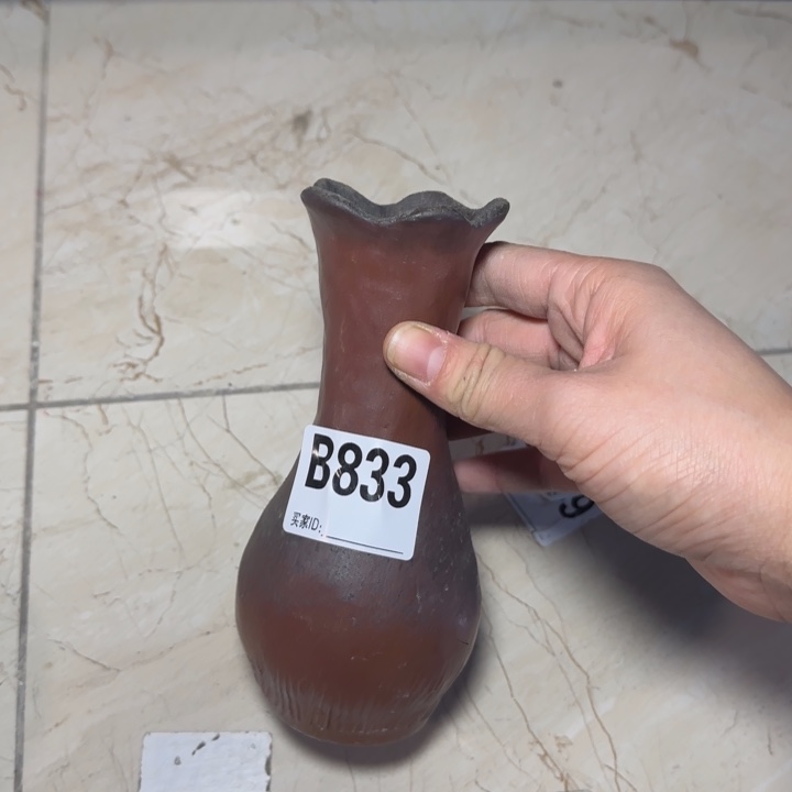 备前烧作品备前烧皮裂