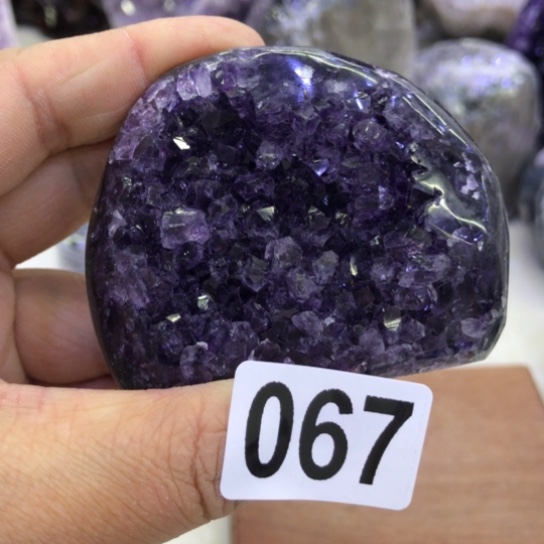 紫晶天然水晶摆件未镶嵌