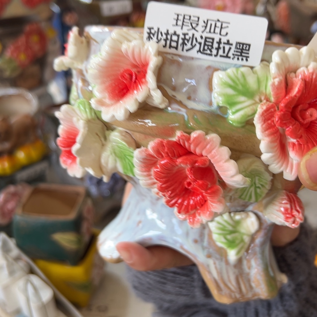 瑕疵485 花盆，拍满20发货，退款拉黑