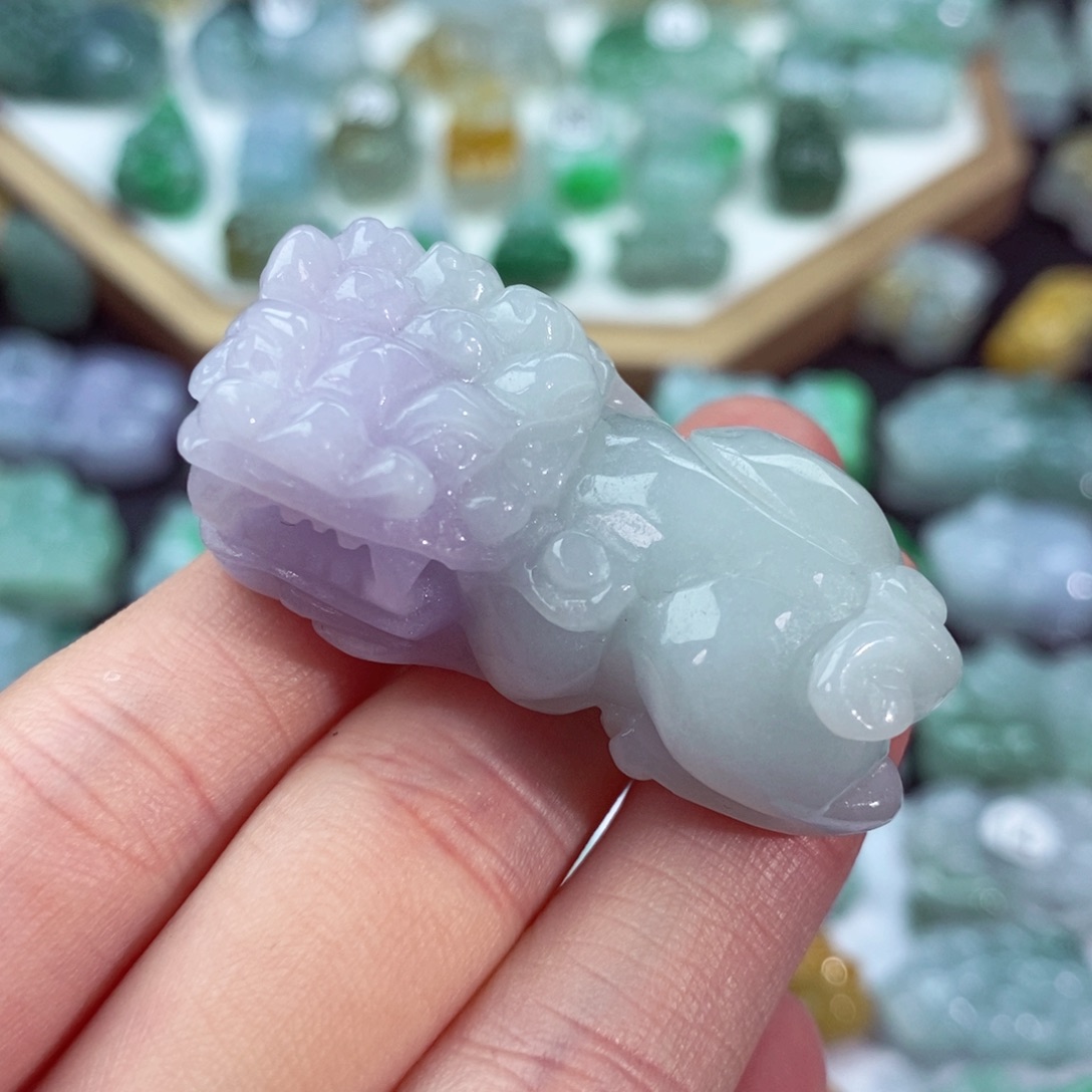 翡翠未镶嵌颈饰天然