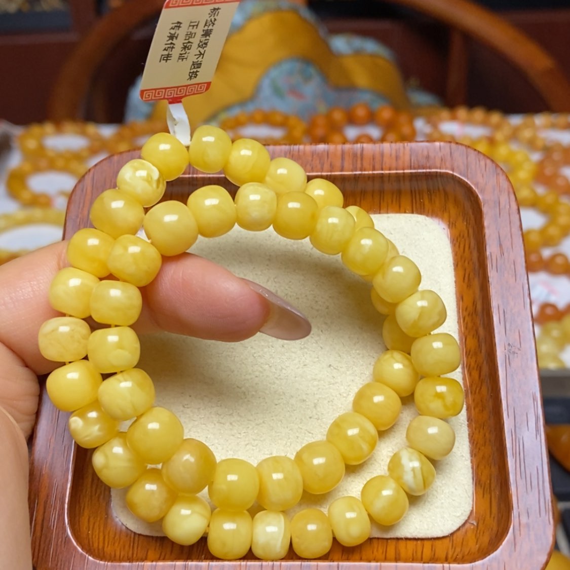 【闪购商品】蜜蜡手链未镶嵌手串