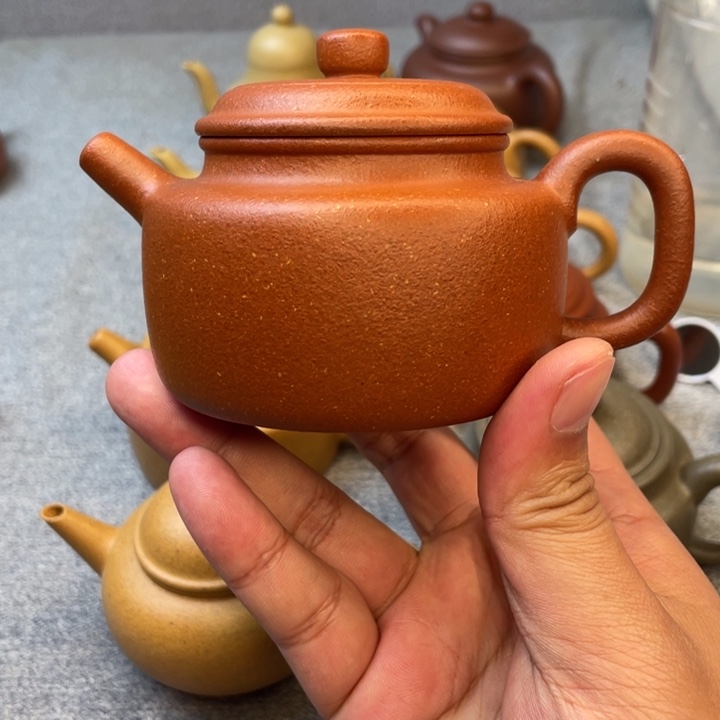 紫砂茶壶h****x半手工德中瑕