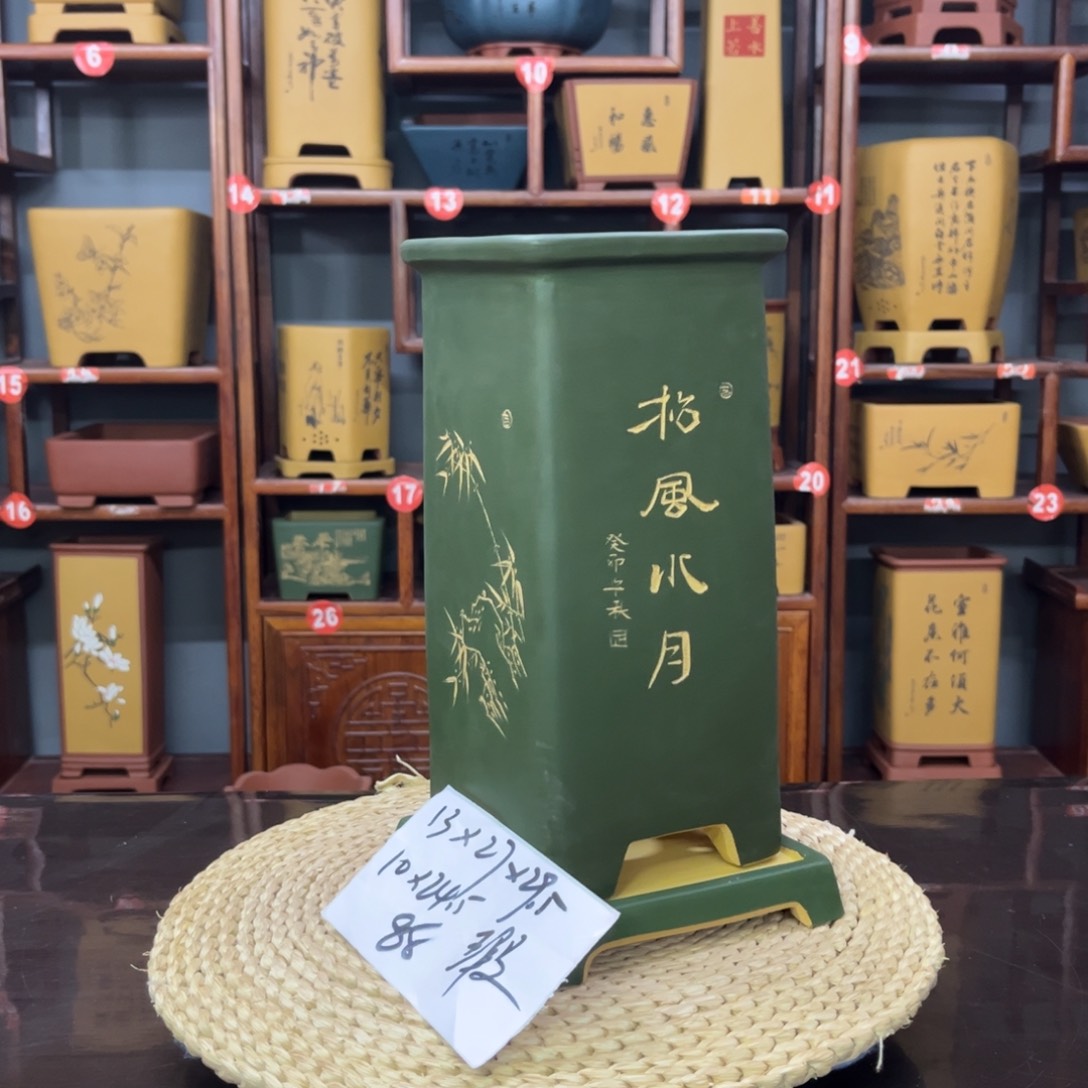 紫砂花盆紫砂花盆