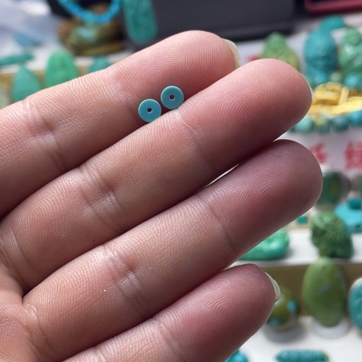 绿松石未镶嵌配饰