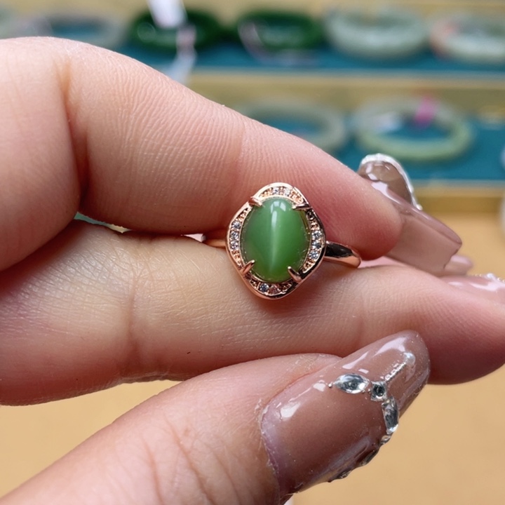 和田玉戒指未镶嵌