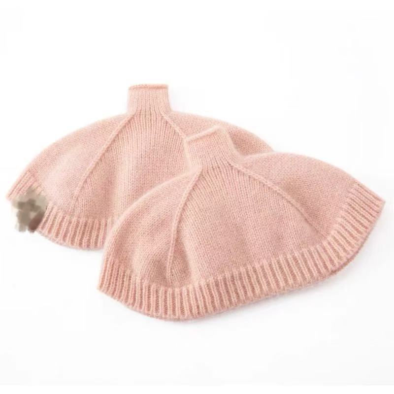 编织羊绒无指手套YRST05