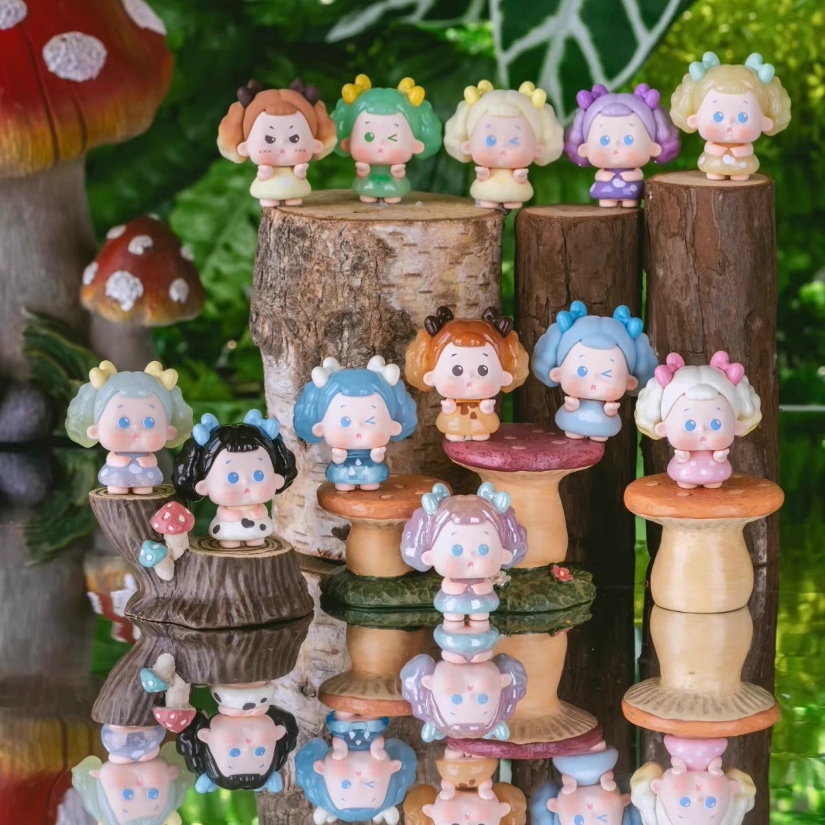 【拆盒】JOJOY蘑菇蘑菇系列萌粒盲盒盲袋