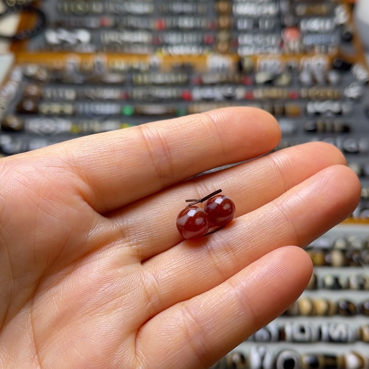 【闪购商品】玛瑙/玉髓颈饰未镶嵌骑****@