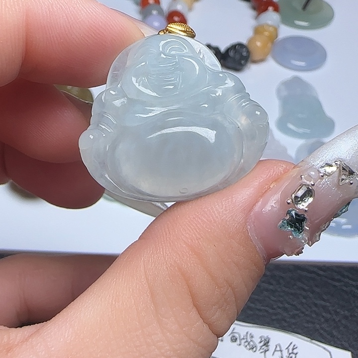 翡翠未镶嵌颈饰天然缅甸翡翠A货