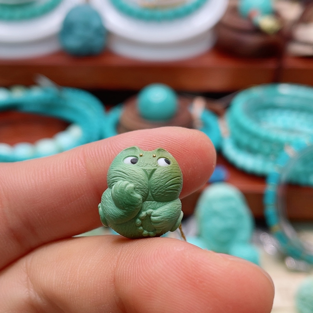 绿松石未镶嵌珠宝半成品
