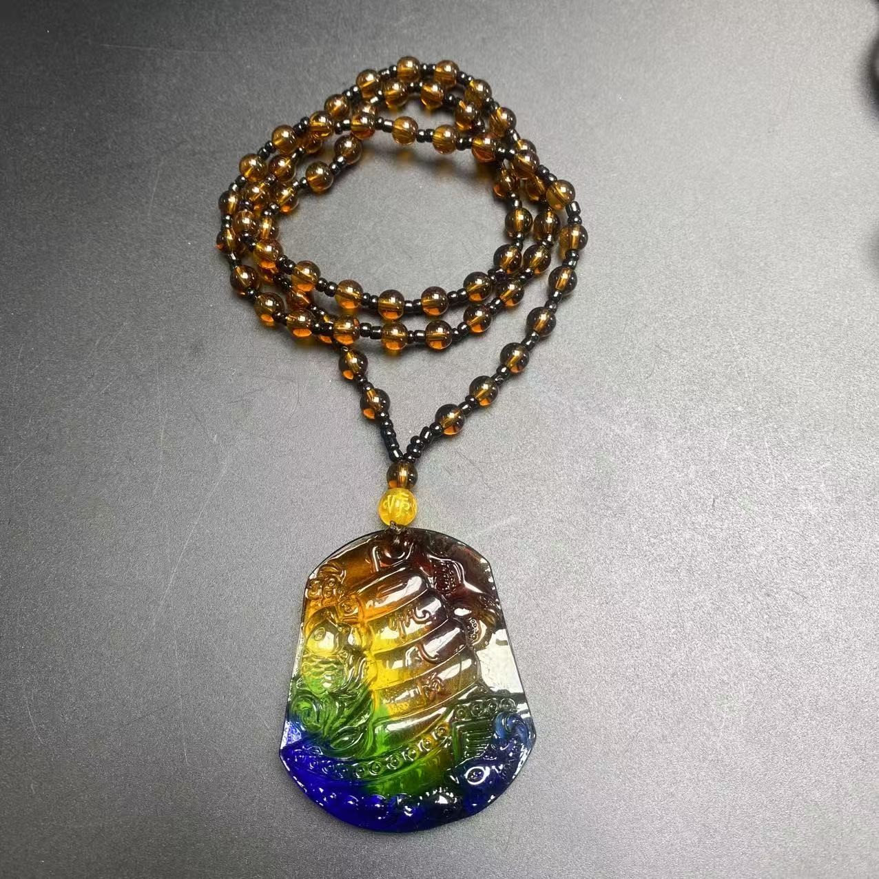 七彩 项链 涵哲堂高端精选