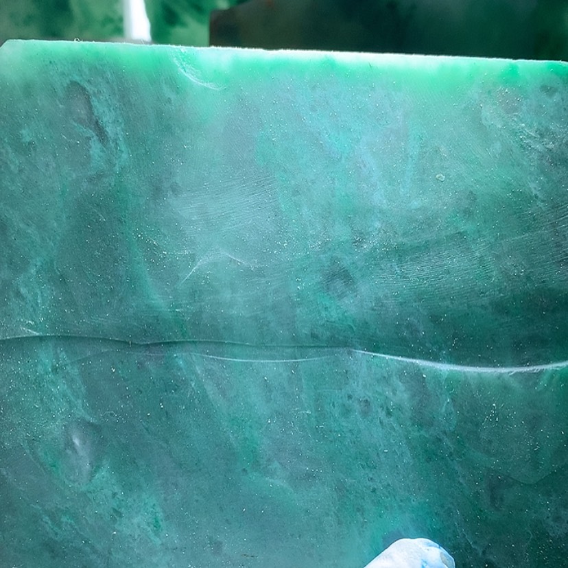 【闪购商品】定制石英质玉（非洲翠）一****雨