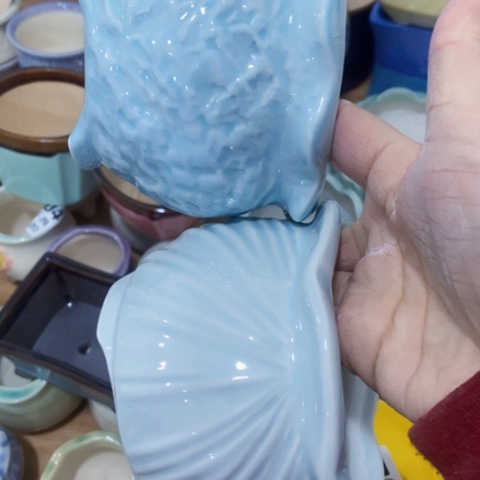 红陶陶瓷多肉花盆