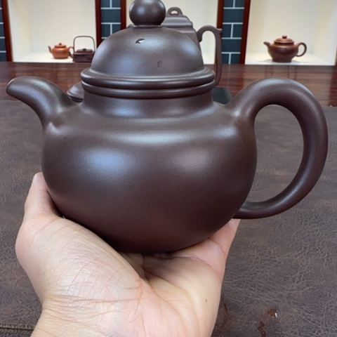 紫砂茶壶老*瓜寿珍掇球