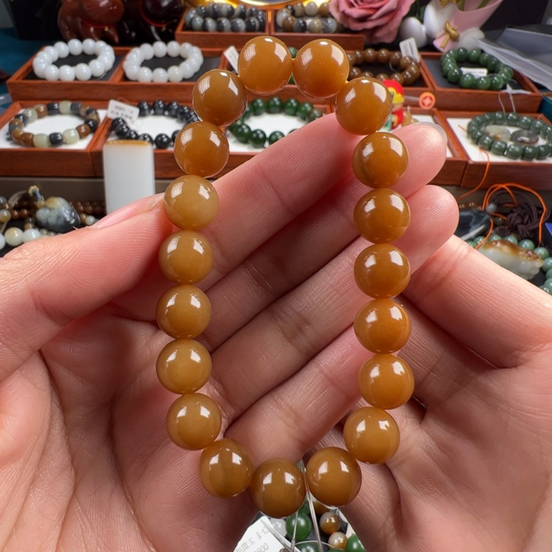 和田玉手链未镶嵌